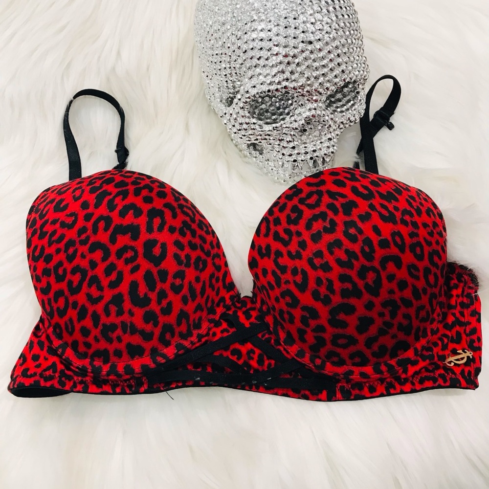 Juicy Couture Red Leopard bra